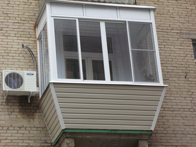 Остекление балконов в хрущевке с выносом по цене от производителя Высоковск