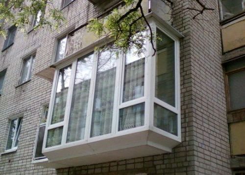 Полное остекление балкона от пола до потолка Высоковск
